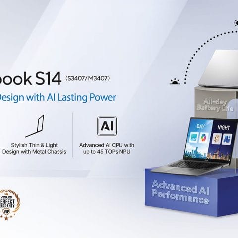 Laptop AI 2025 ASUS Vivobook S14