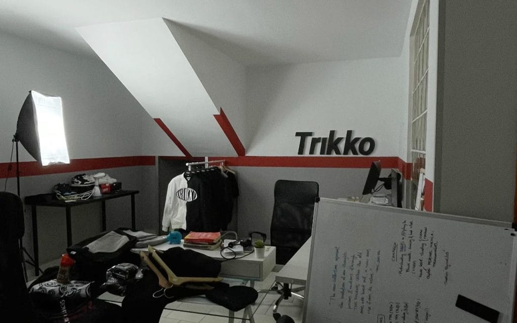 Kamar sederhana tempat awal berdirinya Trikko clothing brand pada tahun 2018