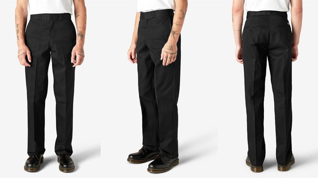Panduan ukuran dan potongan celana Dickies 874 relaxed fit dengan high-rise waist