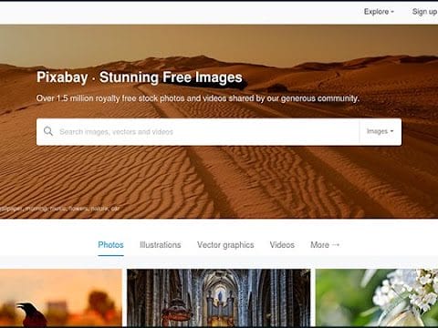 Situs Gambar Gratis Pixabay