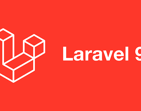Logo resmi Laravel 9, framework PHP dengan fitur terbaru dan performa tinggi