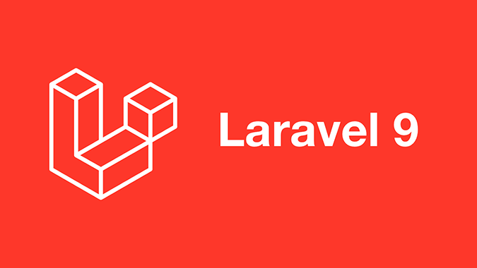 Logo resmi Laravel 9, framework PHP dengan fitur terbaru dan performa tinggi