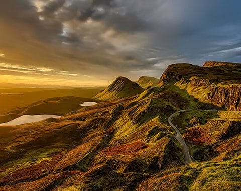 Nature photography pemandangan pegunungan yang indah