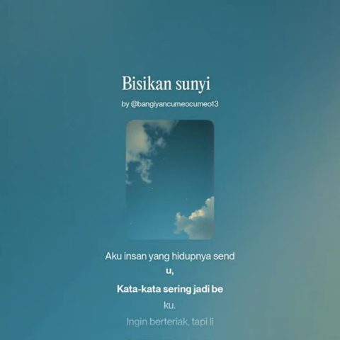 Lirik Lagu Bang Yan - Bisikan Sunyi
