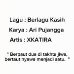 Lirik Lagu Xkatira - Berlagu Kasih