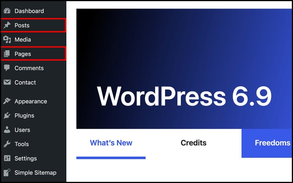 Ilustrasi perbedaan antara post dan page di WordPress untuk menjelaskan fungsi dan kegunaannya.