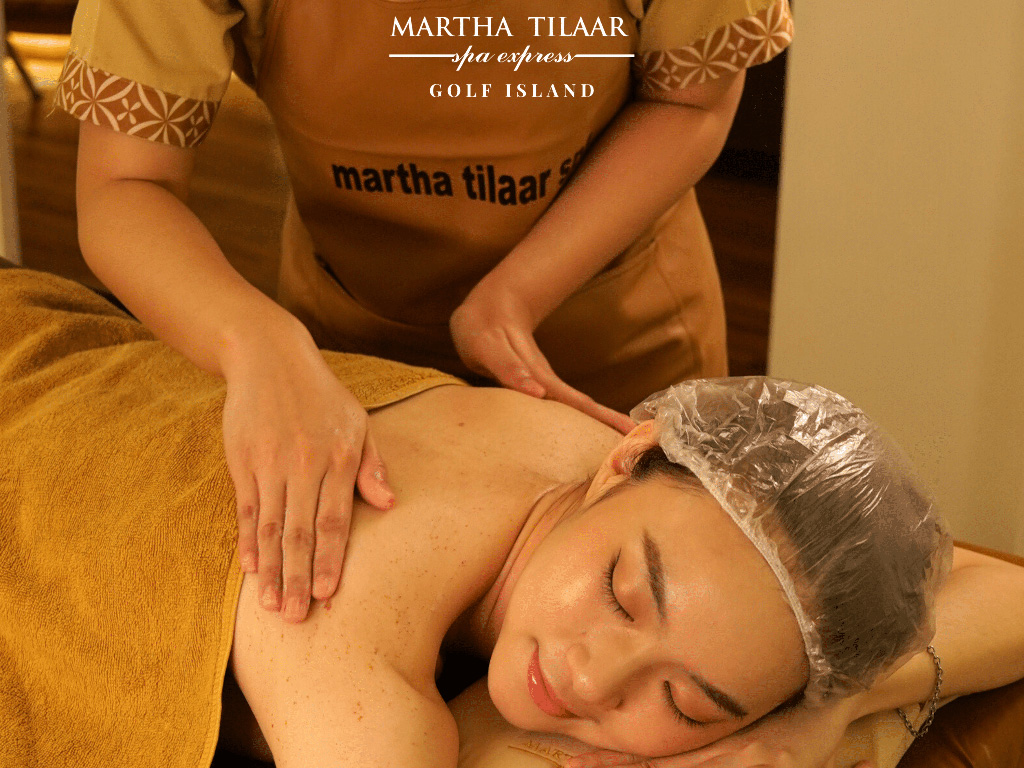 Body massage di tempat spa Jakarta Utara Martha Tilaar Spa Express untuk relaksasi tubuh