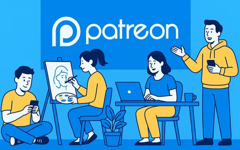 Ilustrasi cara berlangganan Patreon pakai QRIS tanpa kartu kredit