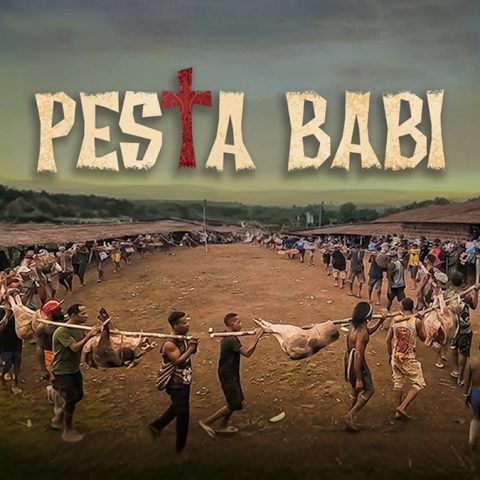 Poster film dokumenter Pesta Babi Kolonialisme di Zaman Kita