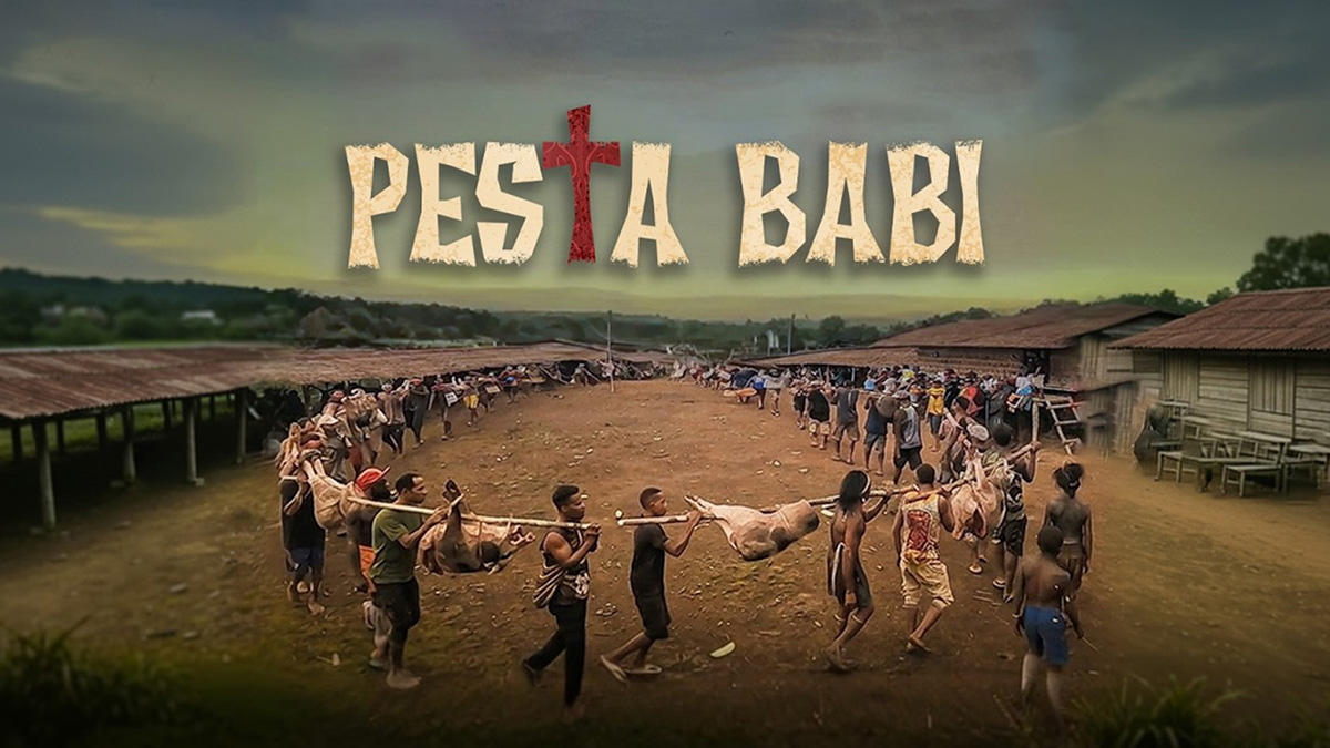 Poster film dokumenter Pesta Babi Kolonialisme di Zaman Kita