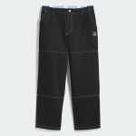 Argentina x Thrasher Chino warna hitam hasil kolaborasi adidas dan Thrasher dengan bahan canvas katun
