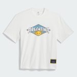 Argentina x Thrasher T-Shirt warna Core White hasil kolaborasi adidas dan Thrasher