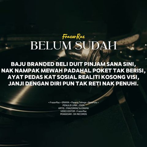 Lirik Lagu FrazorRaz - Belum Sudah